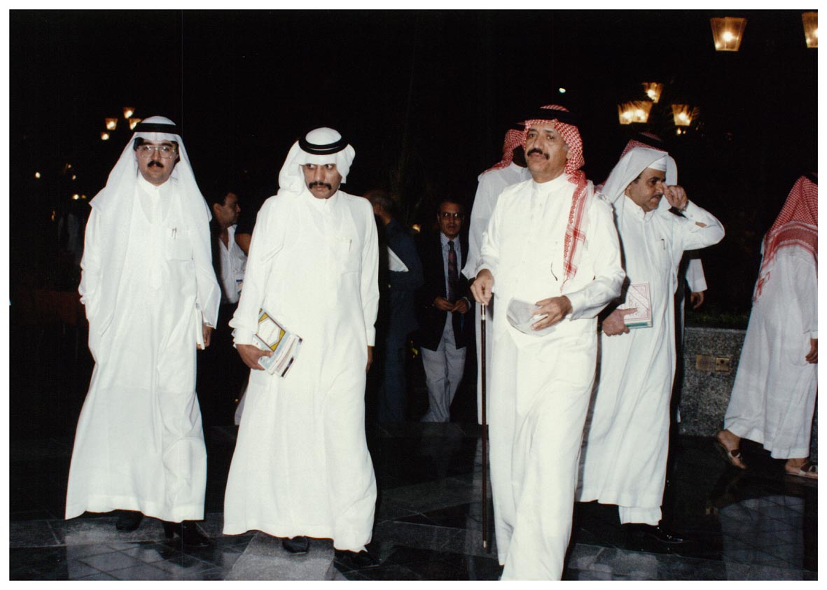 صورة 11738: الدكتور عاصم حمدان، الشيخ عبد المقصود خوجه، ()، الأستاذ فؤاد أبو منصور 