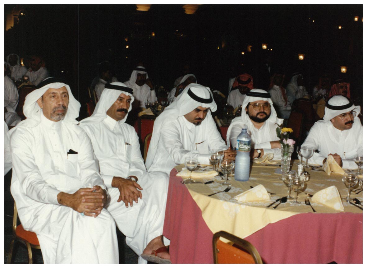صورة 12155: الدكتور عبد الرحمن سعد العرابي، ()، معالي الدكتور سهيل قاضي، الأستاذ عيسى عنقاوي، الأستاذ فؤاد عنقاوي 