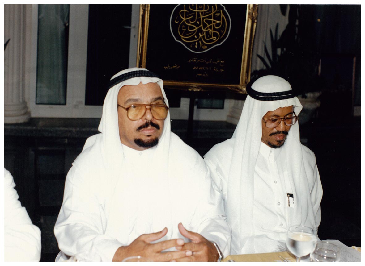 صورة 12211: الدكتور عبد الله عسيلان، الدكتور محمد العيد الخطراوي 