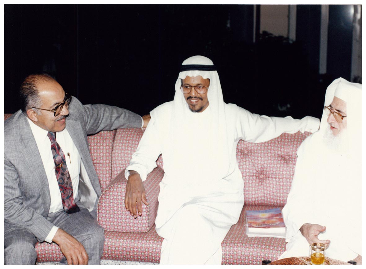 صورة 12229: الشيخ محمد علي الصابوني، الدكتور عبد الله عسيلان، () 