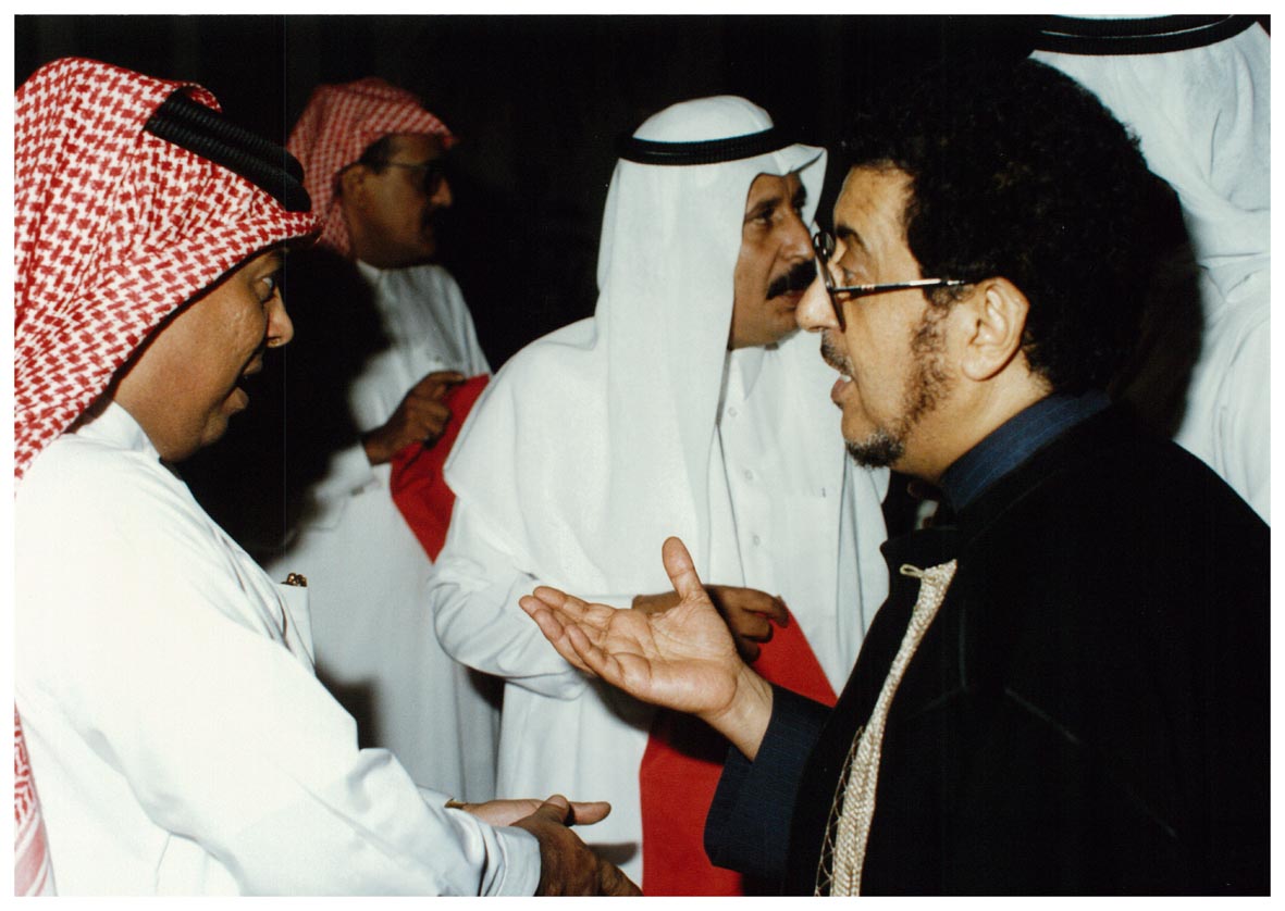 صورة 12370: معالي السيد إبراهيم الوزير، الدكتور عبد المحسن القحطاني، الأستاذ محمد عبد الواحد 