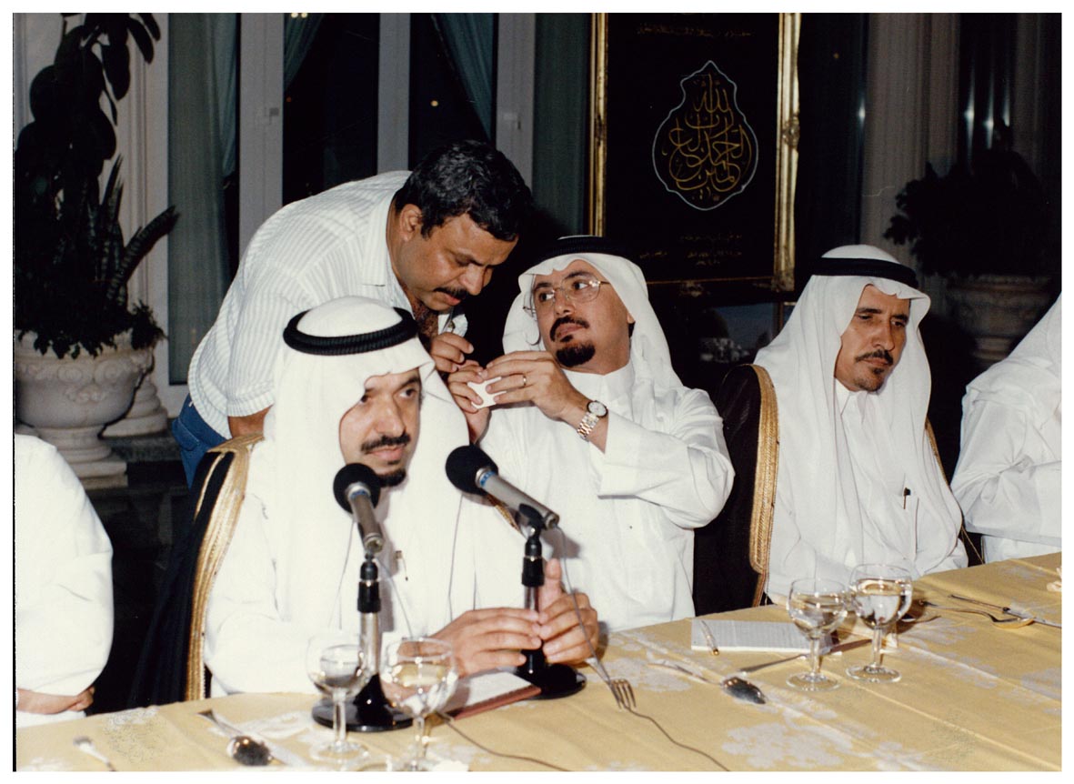 صورة 13273: الدكتور علي الخضيري، الدكتور عبد العزيز النهاري، الأستاذ حمد القاضي 