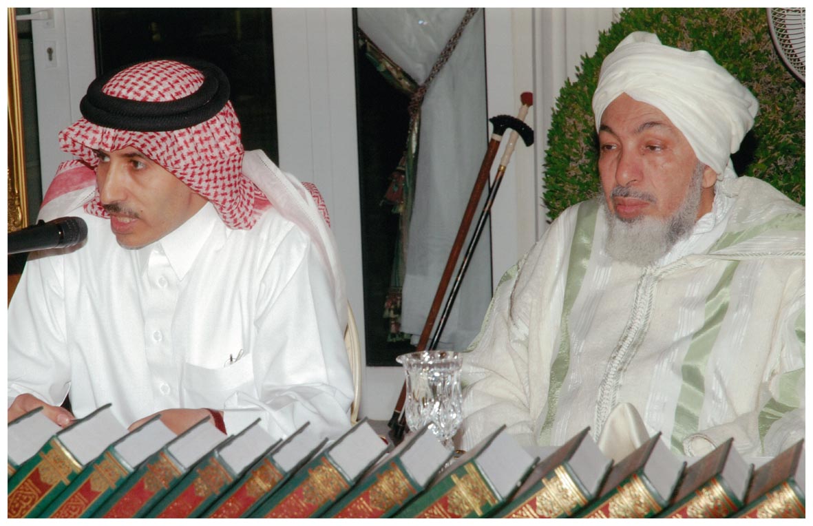 صورة 1412: معالي أ. د. الشيخ عبد الله بن بيَّه، الأستاذ محسن العتيبي 