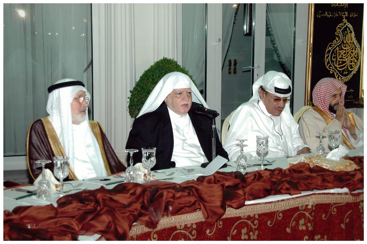 صورة 17535: الشيخ محمد الموجان، د. عبد الله مناع، أ. د. عاصم حمدان، الدكتور غسان القين 