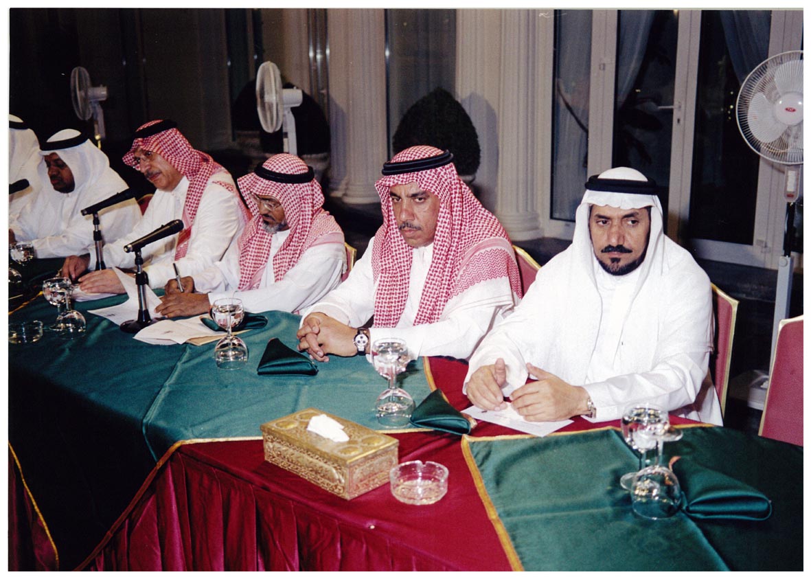 صورة 21006: ()، ()، د. يوسف العارف، الشيخ عبد المقصود خوجه، الأستاذ عبد الله الثقفي 