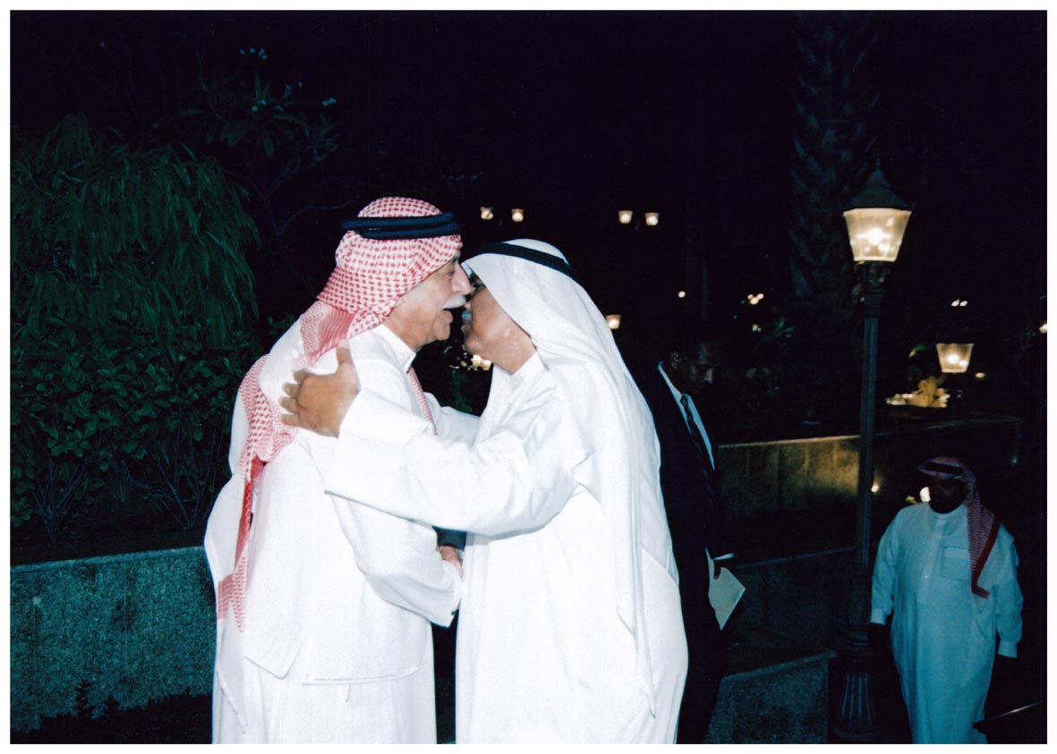 صورة 2360: سعادة أ. د. عبد الله يوسف الغنيم، معالي الشيخ عبد المقصود خوجه 