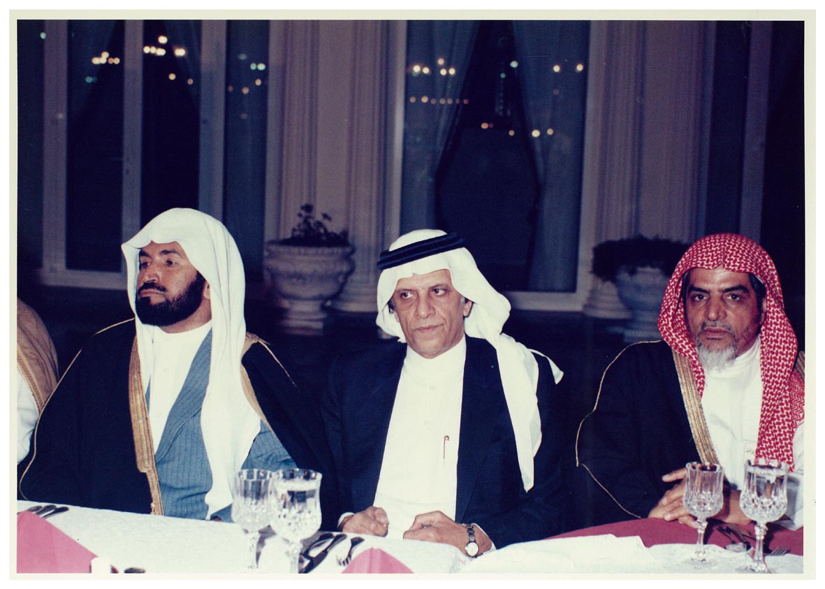 صورة 25158: الأستاذ عبد الرحمن العبيد، الأستاذ عبد الله الشهيل، معالي الدكتور راشد الراجح 