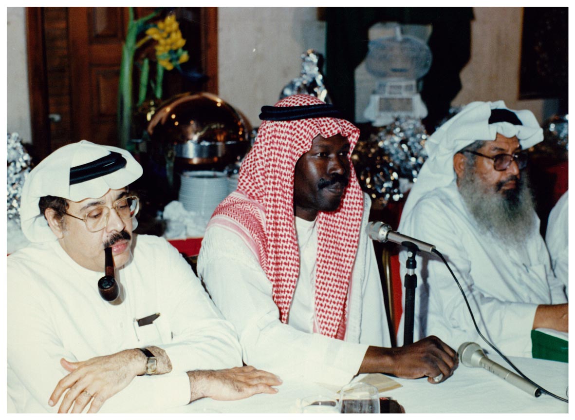 صورة 26578: الشيخ أبو تراب الظاهري، د. حسين نجار، الأستاذ محمد سعيد طيب 