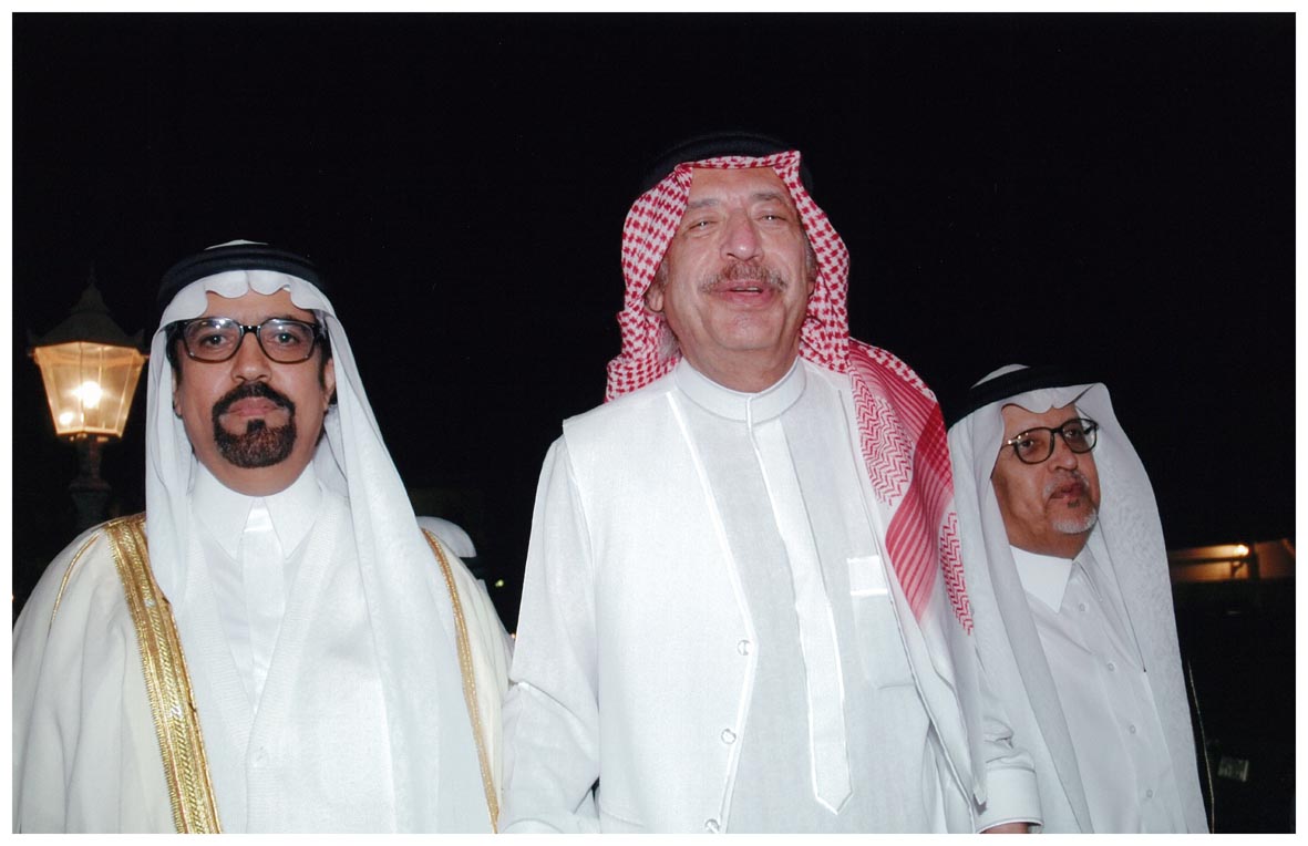 صورة 2680: أ. د. عبد الرحمن الأنصاري، الشيخ عبد المقصود خوجه، أ. د. سعد عبد العزيز الراشد 
