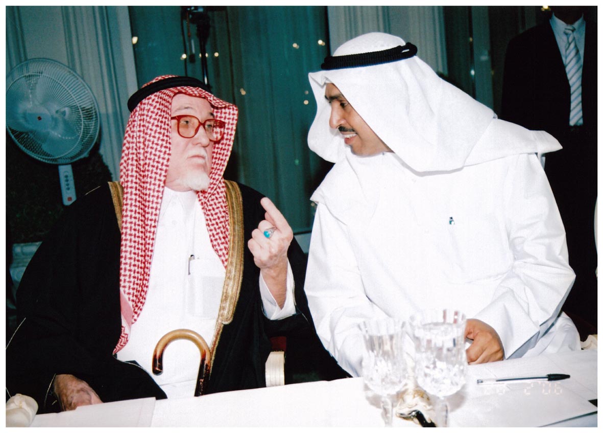 صورة 2901: القنصل الكويتي الأستاذ علي إبراهيم النخيلان، الأستاذ طاشكندي 