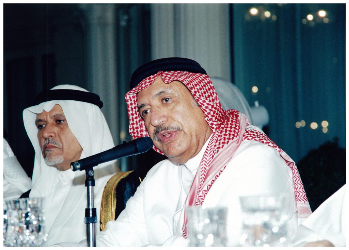 صورة 3301: معالي الشيخ عبد المقصود خوجه، معالي أ. د. ناصر عبد الله الصالح 