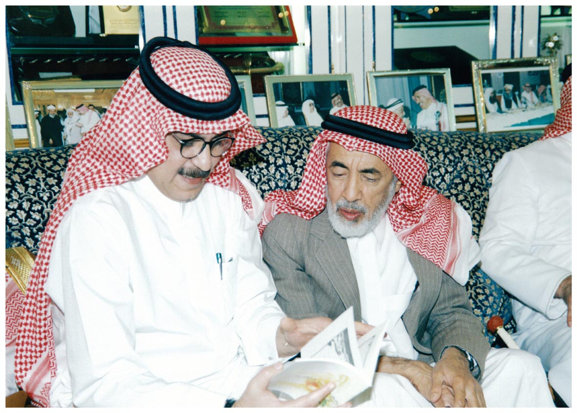صورة 3470: أ. د. عبد الله صالح العثيمين، (أ. عبد المحسن حليت ) 