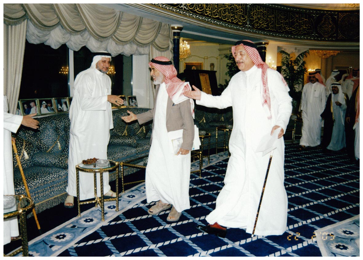 صورة 3486: الشيخ عبد المقصود خوجه، أ. د. عبد الله صالح العثيمين، () 