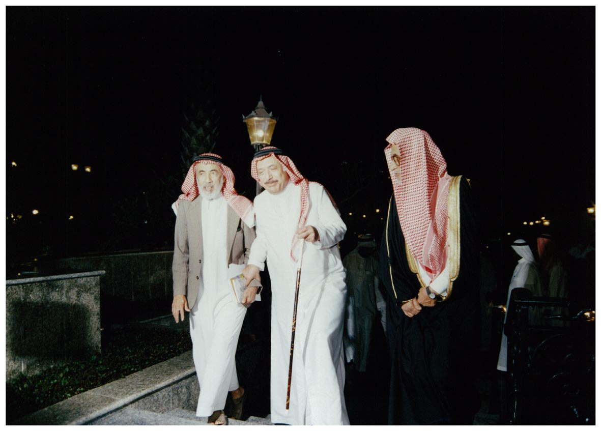 صورة 3495: أ. د. حسن الهويمل، الشيخ عبد المقصود خوجه، أ. د. عبد الله صالح العثيمين 
