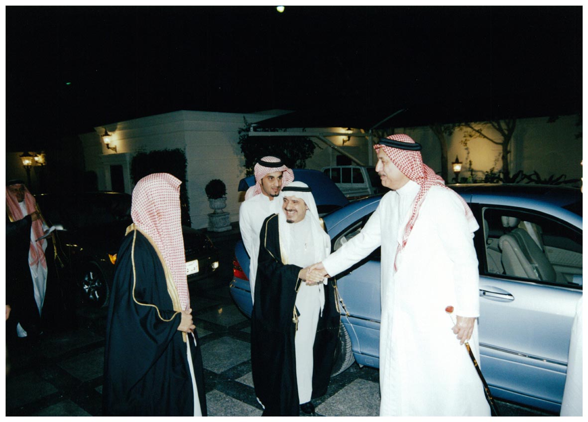 صورة 3499: الشيخ عبد المقصود خوجه، الأستاذ حمد القاضي، أ. د. حسن الهويمل 