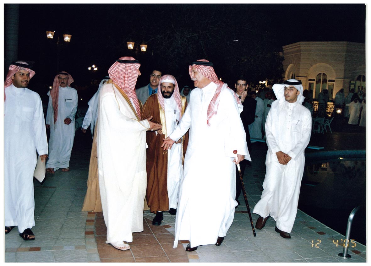 صورة 4149: الشيخ عبد المقصود خوجه، صاحب السمو الملكي الأمير تركي بن ناصر، الشيخ محمد الموجان 
