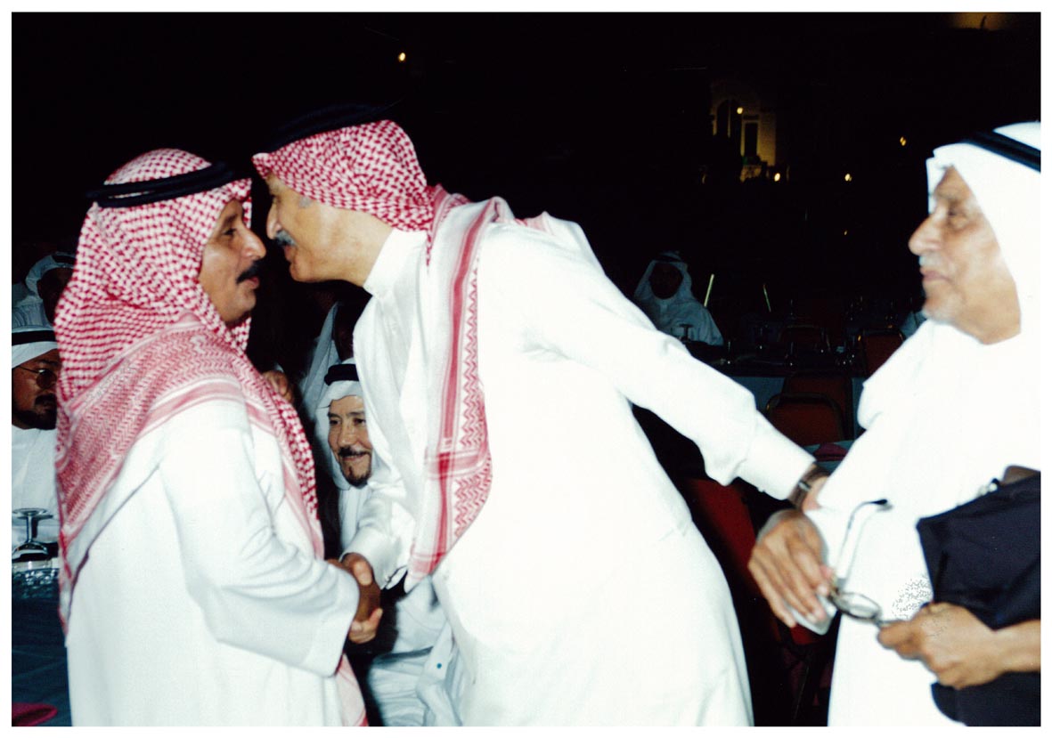 صورة 5019: الأستاذ عمر عبد ربه، الشيخ عبد المقصود خوجه، أ. د. عبد المحسن القحطاني 