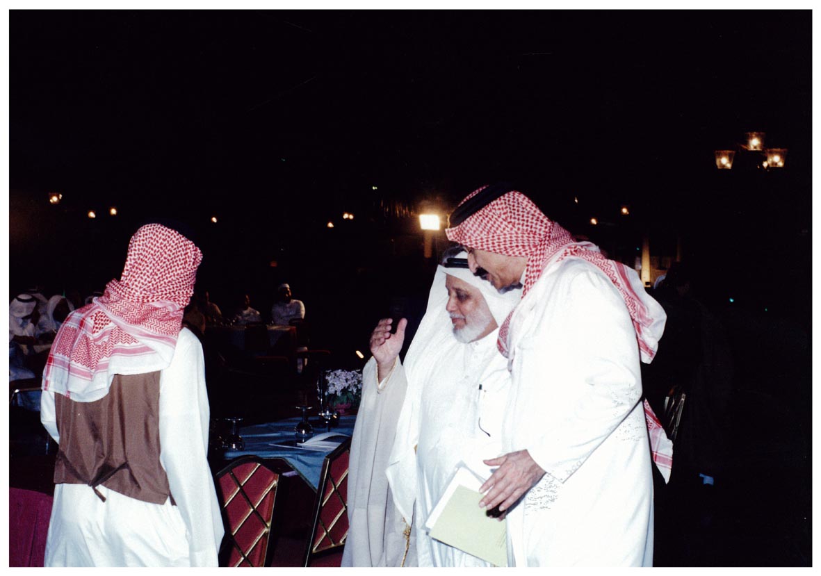 صورة 5121: معالي الشيخ عبد المقصود خوجه، معالي أ. د. محمد عبده يماني 