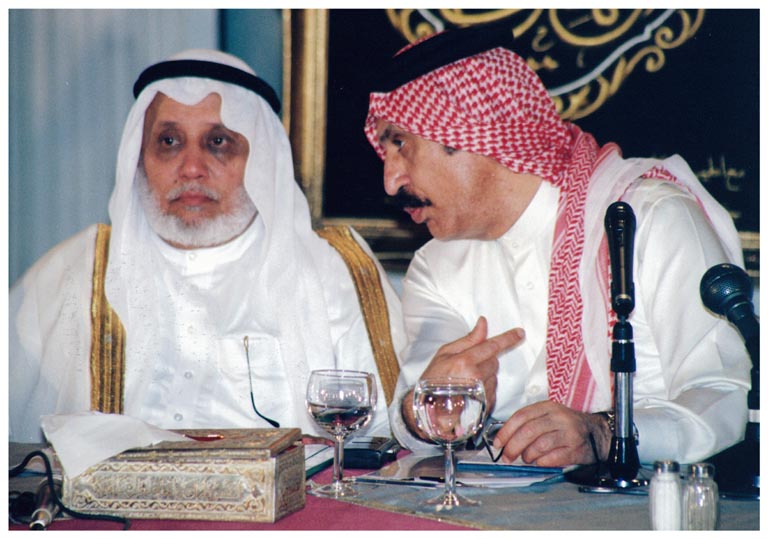 صورة 5632: الشيخ عبد المقصود خوجه، معالي أ. د. محمد عبده يماني 