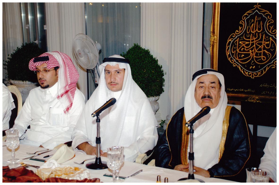 صورة 6715: معالي أ. د. رضا عبيد، الدكتور حسان حسين القصبي، الأستاذ عبد الله فيصل أبو خالد 