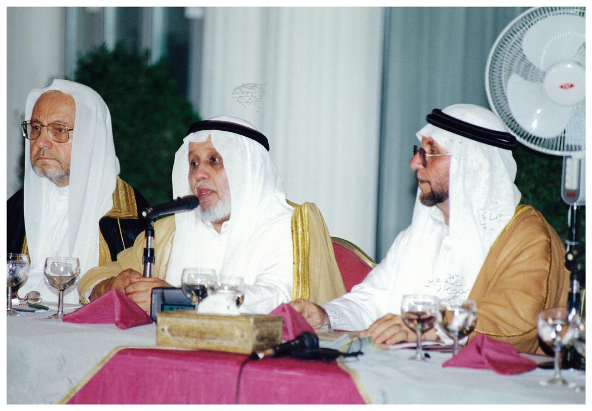صورة 7781: الدكتور عبد الباسط بدر، معالي الشيخ أ. د. محمد عبده يماني، الدكتور عبد القدوس أبو صالح 