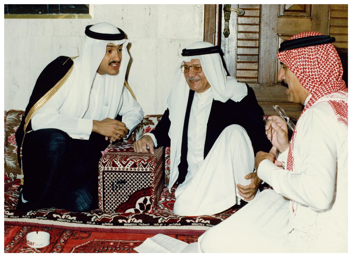 صورة 8642: الشيخ عبد المقصود خوجه، معالي الشيخ عبد الله عمر بلخير، صاحب السمو الملكي الأمير سلطان بن سلمان 