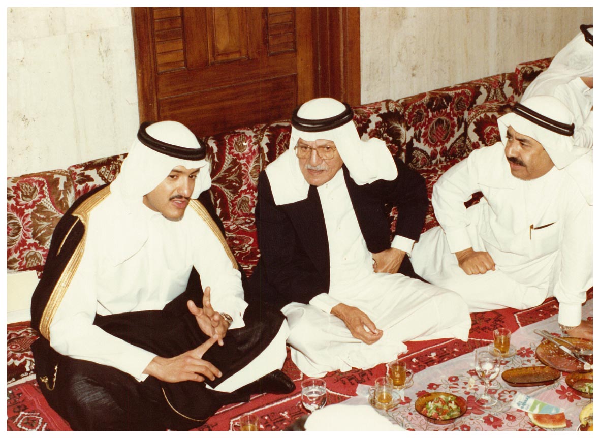صورة 9346: معالي أ. د. رضا عبيد، معالي الشيخ عبد الله عمر بلخير، صاحب السمو الملكي الأمير سلطان بن سلمان 