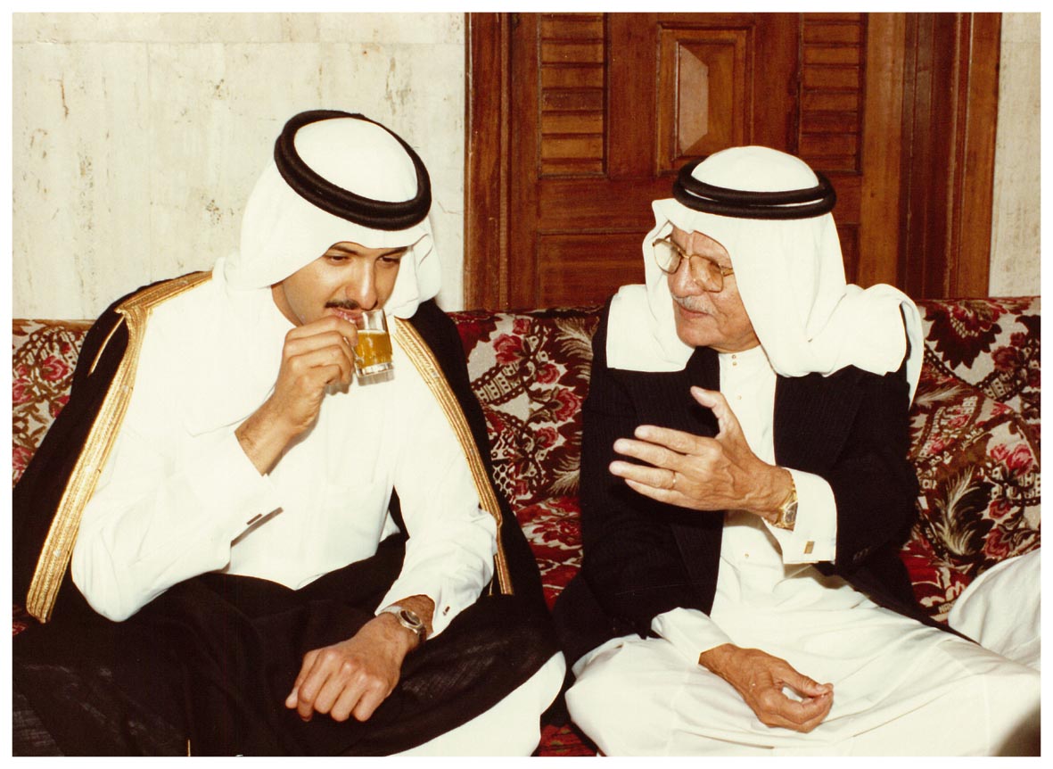 صورة 9350: معالي الشيخ عبد الله عمر بلخير، صاحب السمو الملكي الأمير سلطان بن سلمان 