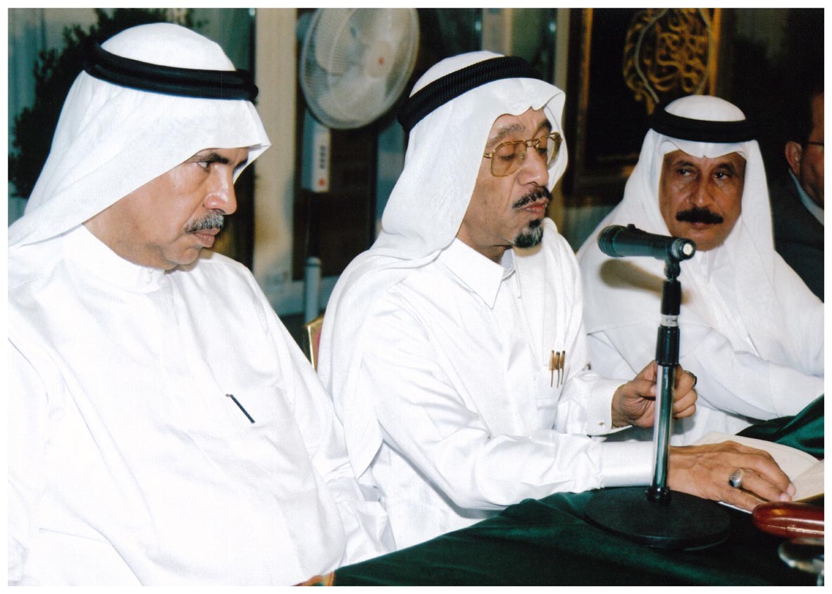 صورة 9633: أ. د. عبد المحسن القحطاني، الأستاذ حمزة إبراهيم فودة، الأستاذ حسين عاتق الغريبي 
