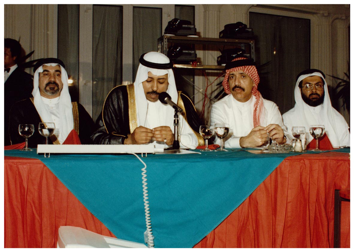صورة 15695: الدكتور إبراهيم عالم، الشيخ عبد المقصود خوجه، معالي الدكتور خالد عبد الغني، الدكتور مصطفى معمر 