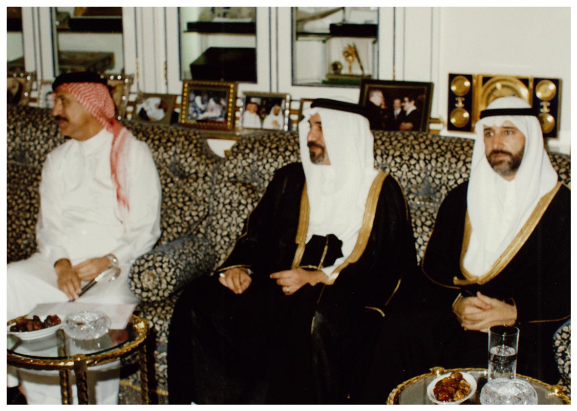 صورة 15718: الدكتور إبراهيم عالم، الدكتور مصطفى معمر، الشيخ عبد المقصود خوجه 