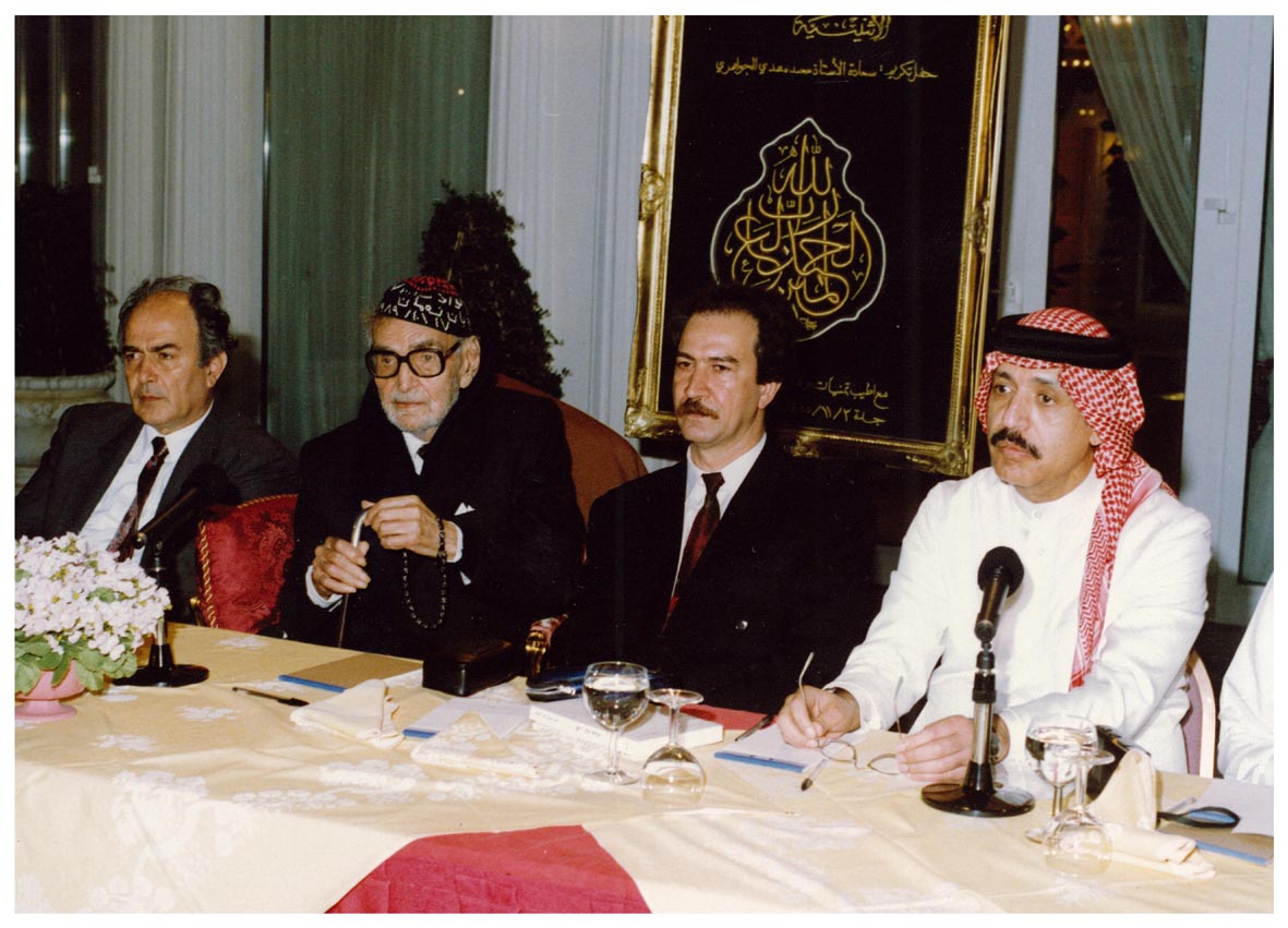 صورة 26727: الشيخ عبد المقصود خوجه، ()، الأستاذ محمد مهدي الجواهري، ()&nbsp;